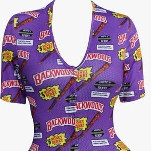 Short Sleeve Onesies for Women, Onesie Pajamas for Women Shorts (Backwoods)